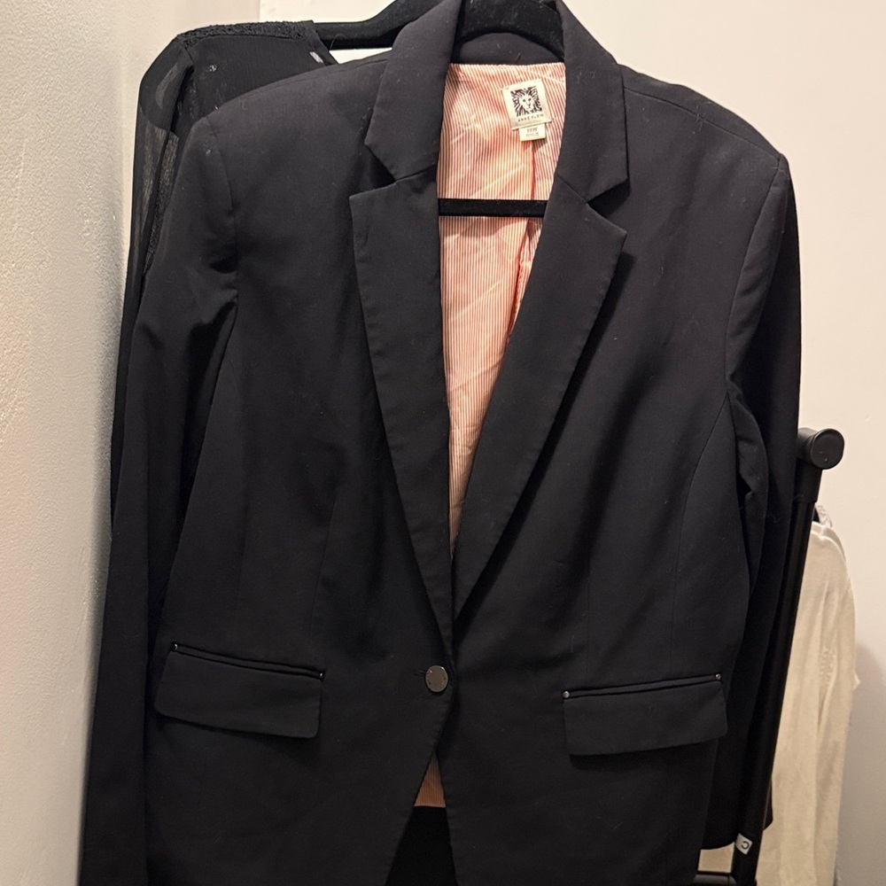 Anne Klein Classic Black Blazer 18w